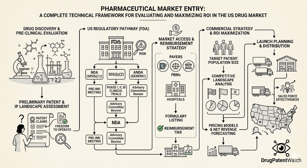 Pharmaceutical Market Entry: A Complete Technical Framework for Evaluating  and Maximizing ROI in the US Drug Market