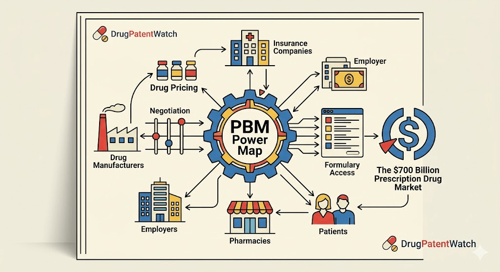 Pbm Examples PBM Power Map: How Pharmacy Benefit Managers Control Drug Pricing ...