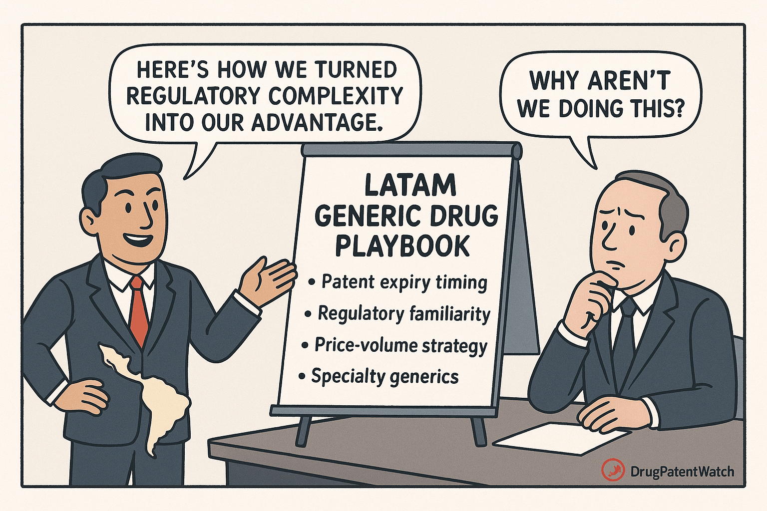 LATAM's Generic Drug Playbook: What They Did (That You're Not Doing) -  DrugPatentWatch – Transform Data into Market Domination, image size:1536x1024