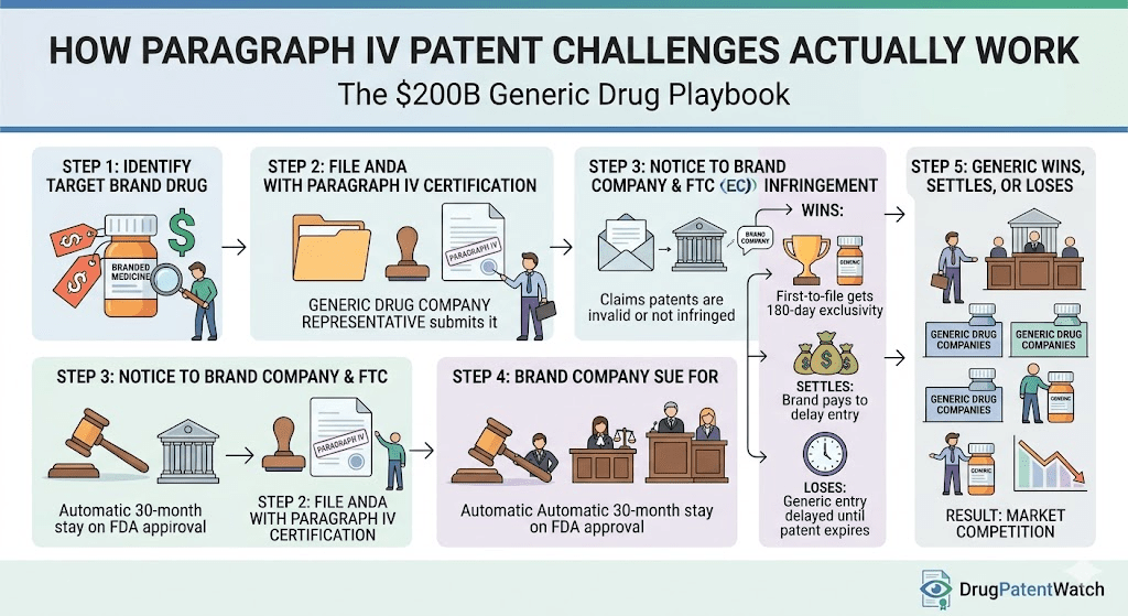 when is tirzepatide off patent How Paragraph IV Patent Challenges Actually Work: The $200B Generic Drug  Playbook