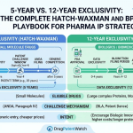 5-Year vs. 12-Year Exclusivity: The Complete Hatch-Waxman and BPCIA Playbook for Pharma IP Strategy image
