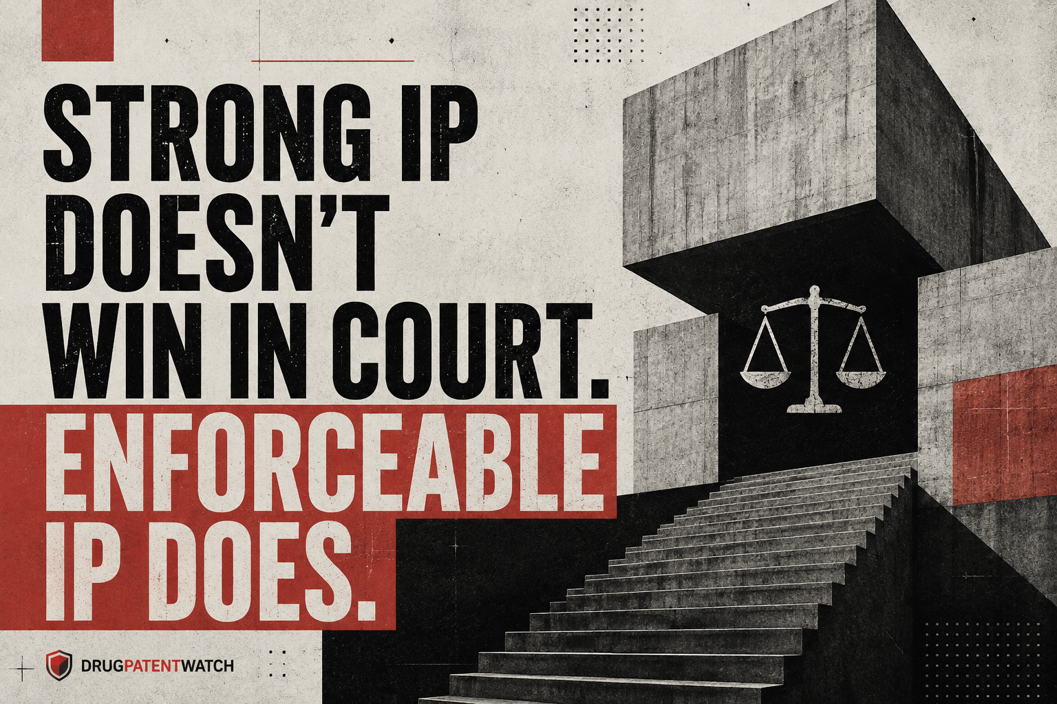 Strong IP Doesn't Win in Court. Enforceable IP Does. image
