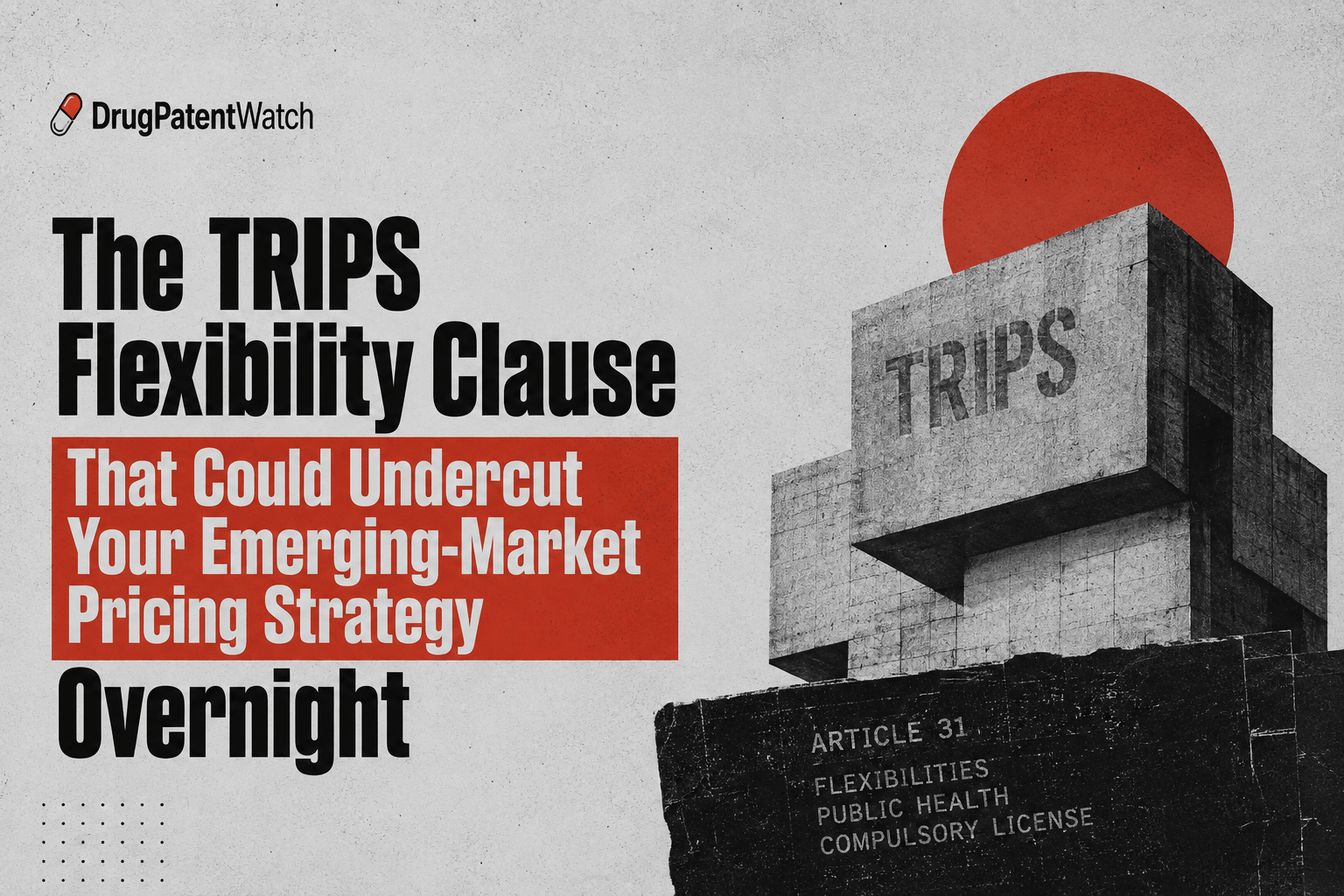 The TRIPS Flexibility Clause That Could Undercut Your Emerging-Market Pricing Strategy Overnight image