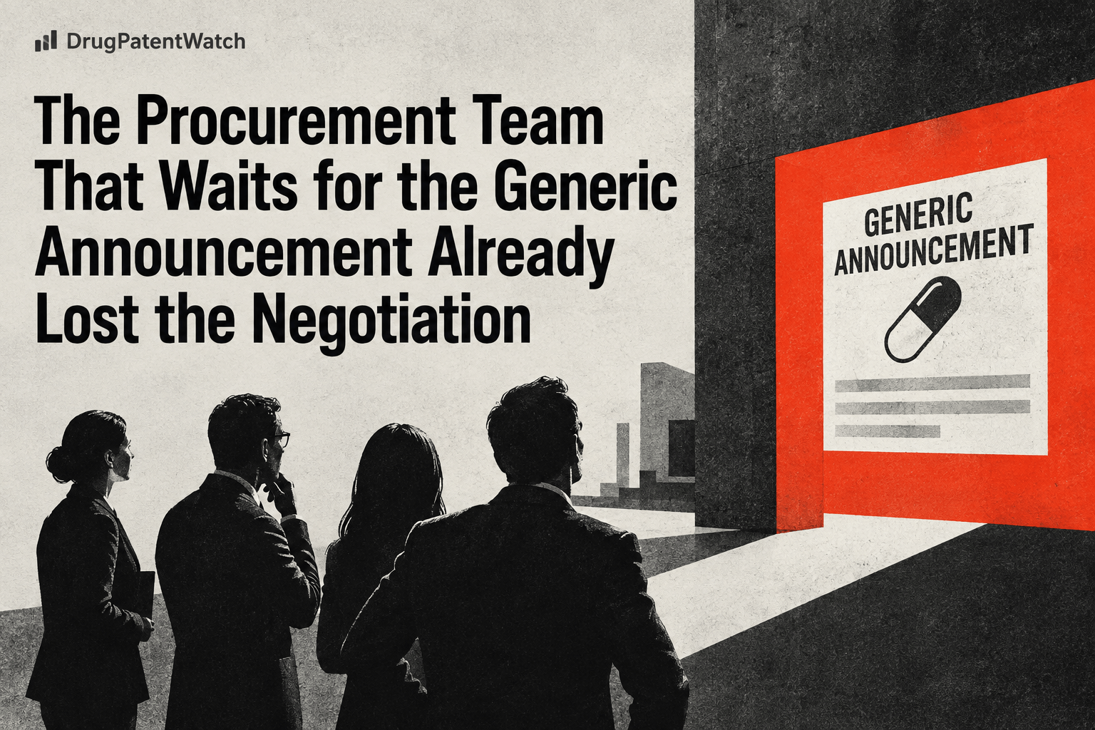 The Procurement Team That Waits for the Generic Announcement Already Lost the Negotiation image