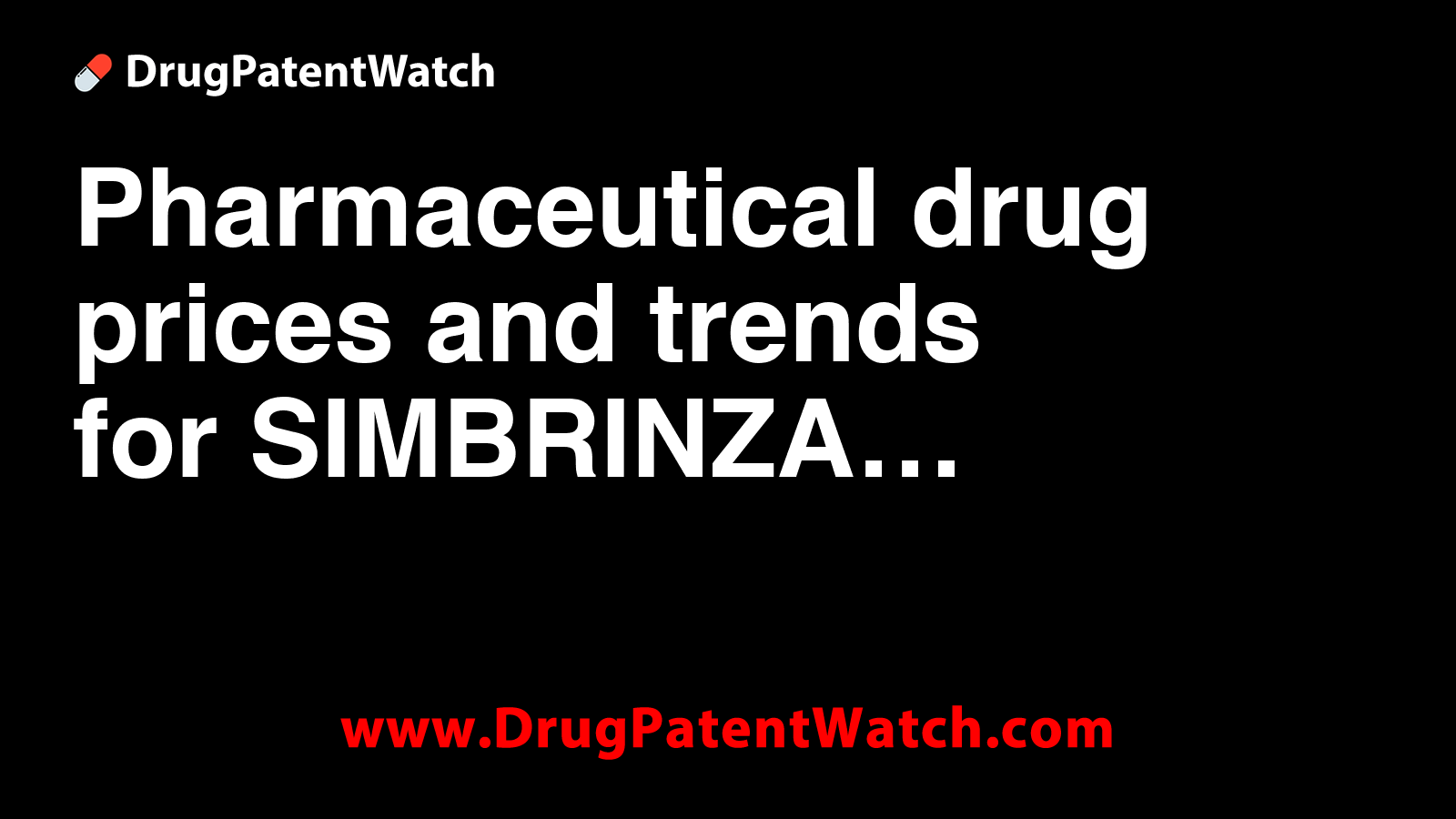 Pharmaceutical drug prices and trends for SIMBRINZA